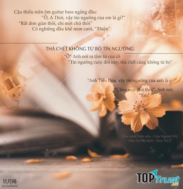 Quotes câu nói trong truyện Socrates thân yêu