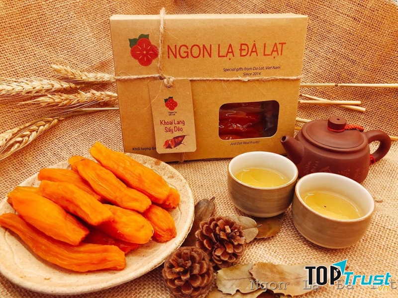 Đặc sản khoai sấy dẻo tại Ngon lạ Đà Lạt