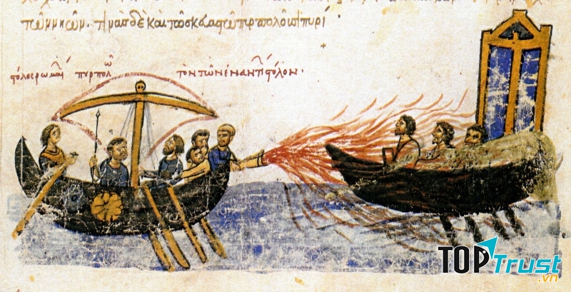 Ngọn lửa hóa học bí ẩn của người Hy Lạp