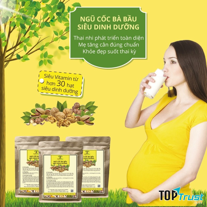 Ngũ cốc cho bà bầu Queen Nature