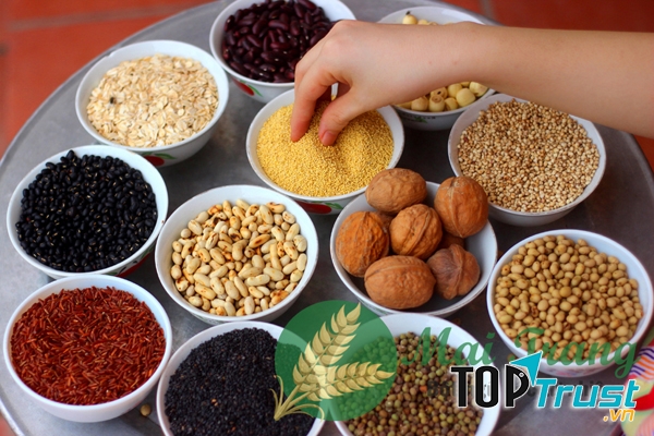 Nguyên liệu tinh chế kỹ càng của ngũ cốc Mai Trang
