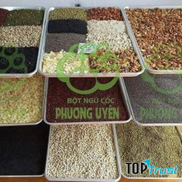 Nguyên liệu ngũ cốc trẻ em Phương Uyên được tinh chọn kỹ