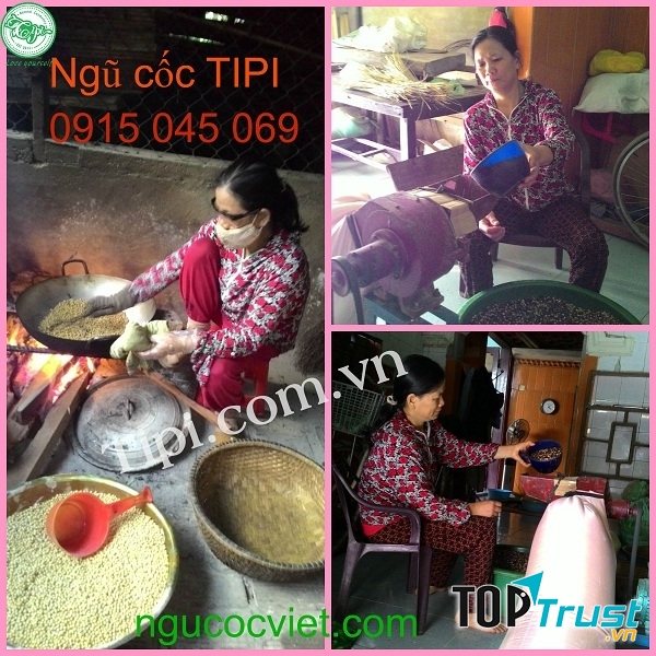 Quy trình làm nên ngũ cốc tập Gym Tipi