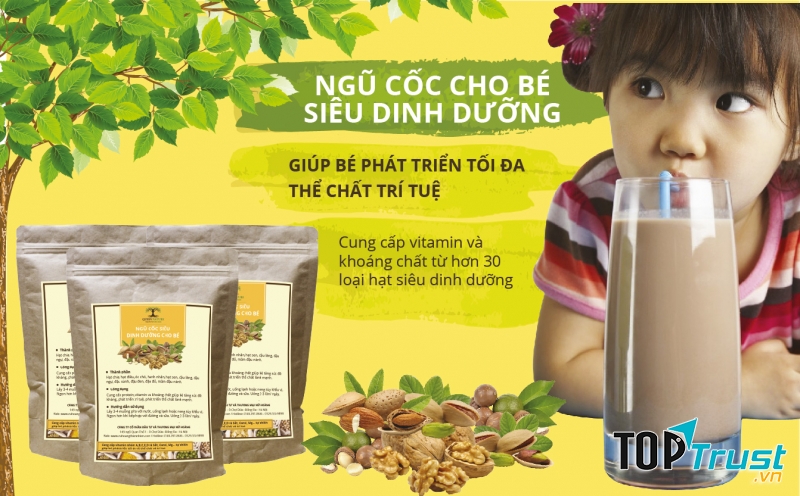 Ngũ cốc Queen Nature đem lại nguồn dinh dưỡng tuyệt vời cho sự phát triển của trẻ