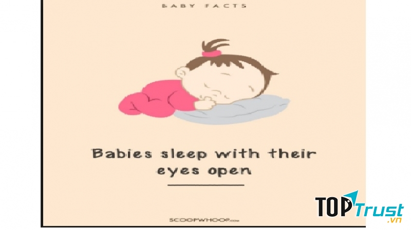 Ngủ mở mắt là hiện tượng hoàn toàn bình thường