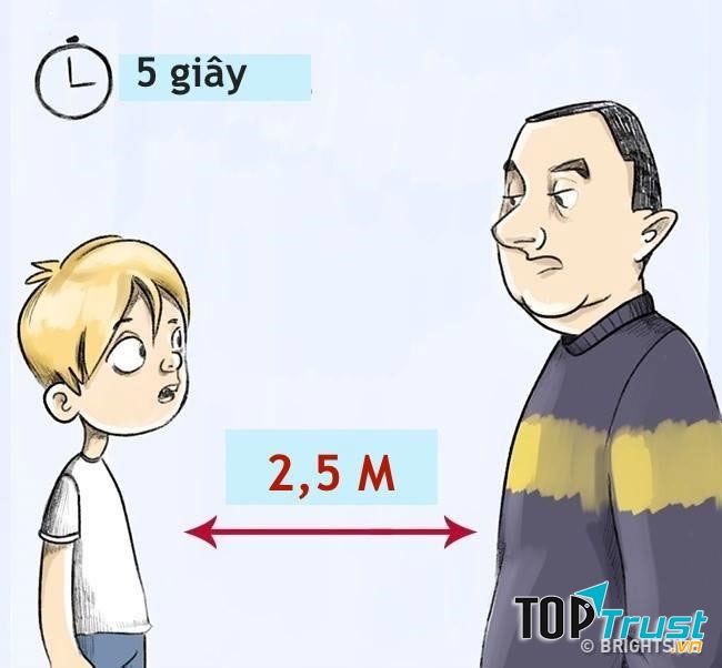 Ngừng trò chuyện và giữ khoảng cách