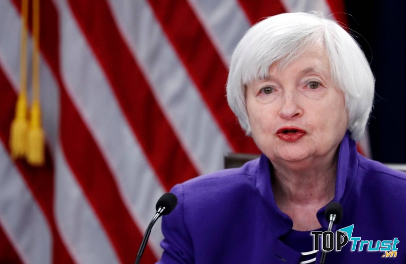 Bà Janet Yellen - Chủ tịch Cục Dự Trữ Liên bang Mỹ (FED)