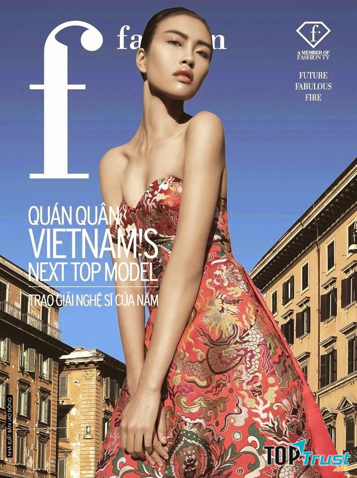 Xuất hiện trên bìa tạp chí F Fashion sau khi trở thành quán quân VietNam's Next Top Model.