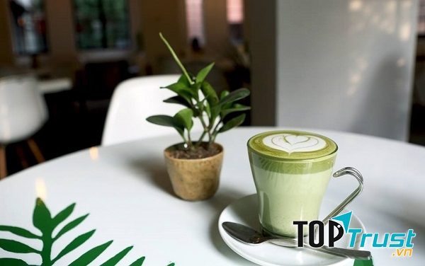 Latte matcha - một trong những món đồ uống được yêu thích