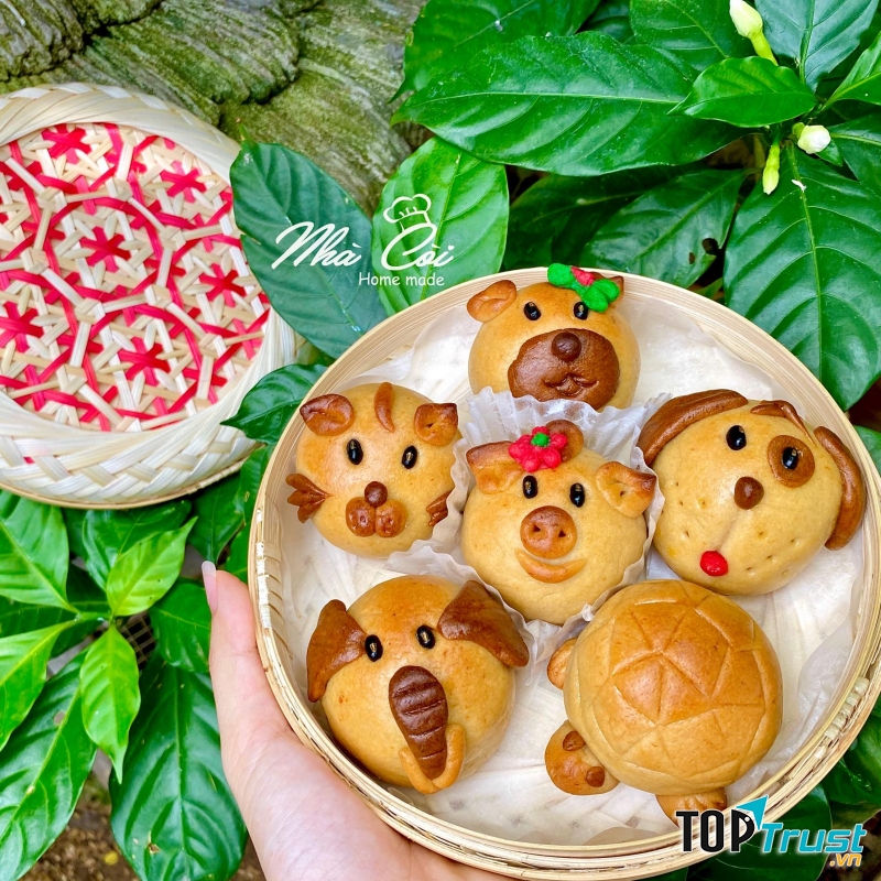 Mẫu bánh hình thú độc đáo