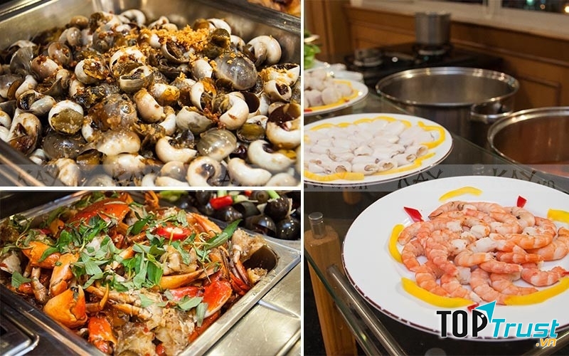 Món ăn của nhà hàng Buffet Level 9 luôn khiến thực khách phải trầm trồ
