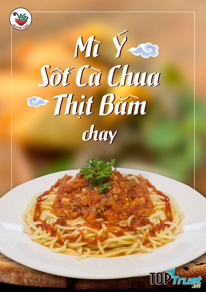 Mì Ý sốt cà chua thịt bằm chay
