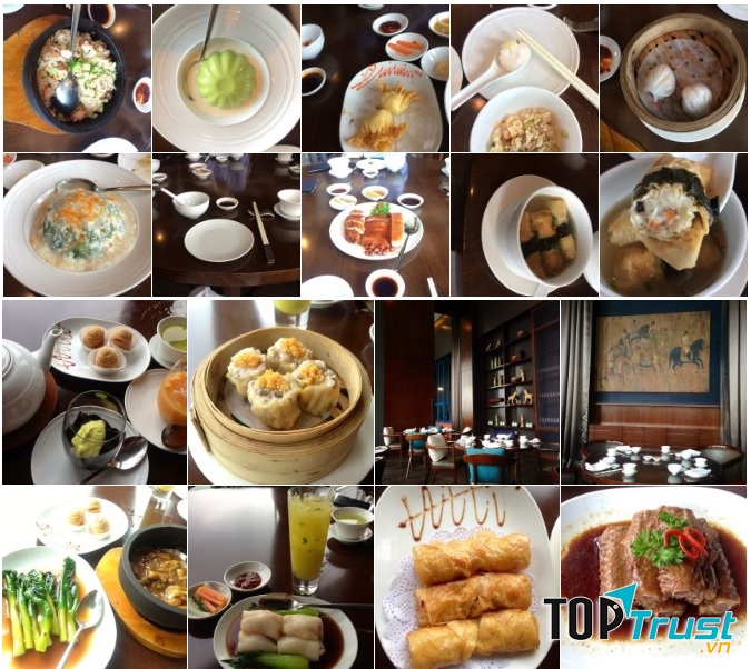 Một số món ăn tại Crystal Jade Place