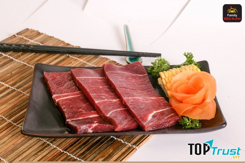 Đồ ăn tại Family BBQ Buffet dường như chưa bao giờ gây thất vọng với thực khách