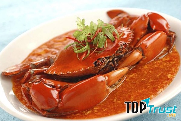 Thịt cua ngon tuyệt nhưng nước sốt mới là điểm nhấn của món ăn này