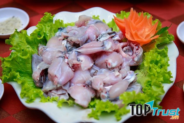 Lẩu ếch nhà hàng Hồ Trung Kính