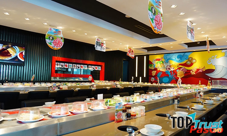 Sẽ thật tuyệt nếu các bạn cùng gia đình mình đến Kichi Kichi Lotte Mart để trải nghiệm phong cách ẩn thực hiện đại này