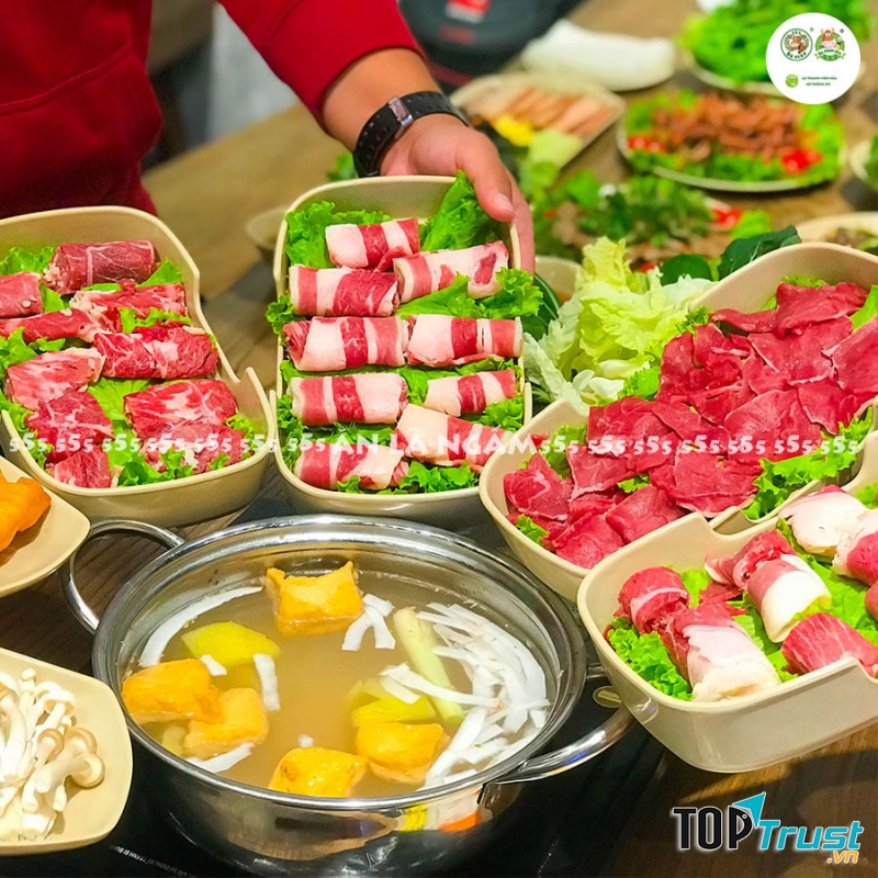 Nhà hàng lẩu bò nhúng dấm 555