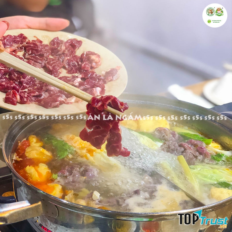 Nhà hàng lẩu Bò nhúng dấm 555
