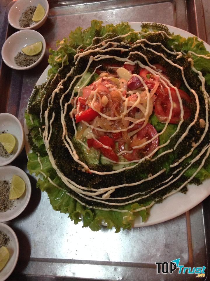 Gỏi rong nho- Món ăn được nhiều người yêu thích