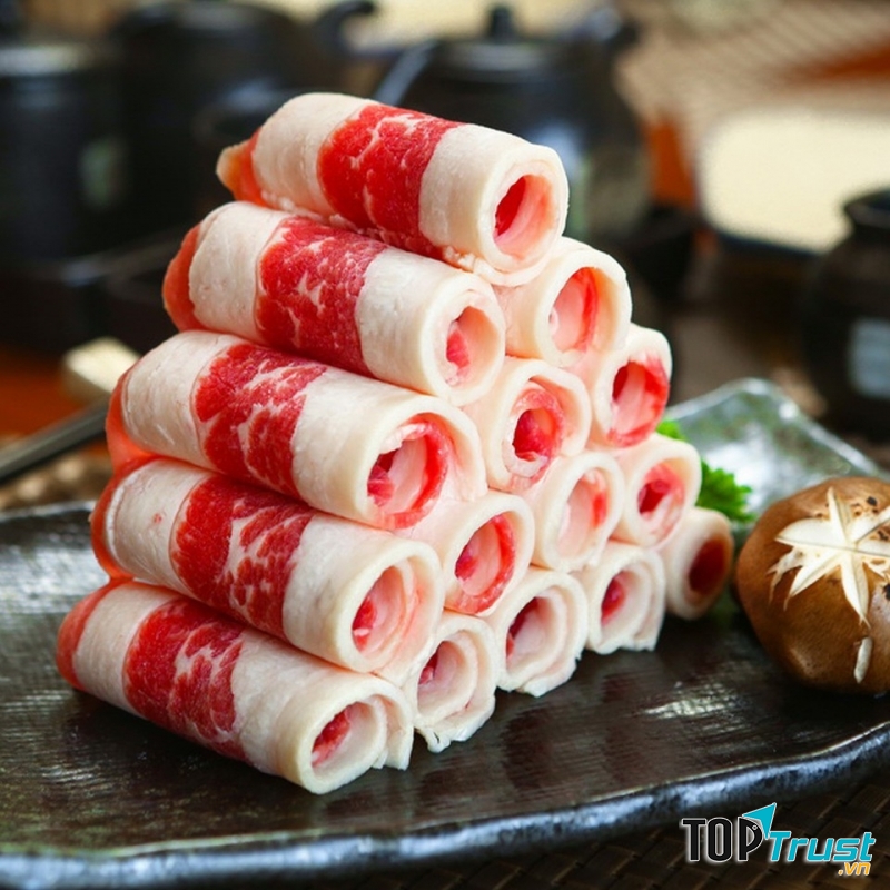 Món ăn tại BBQ Garden được chế biến đẹp mắt