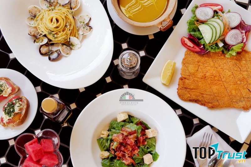 Món ngon hấp dẫn tại nhà hàng