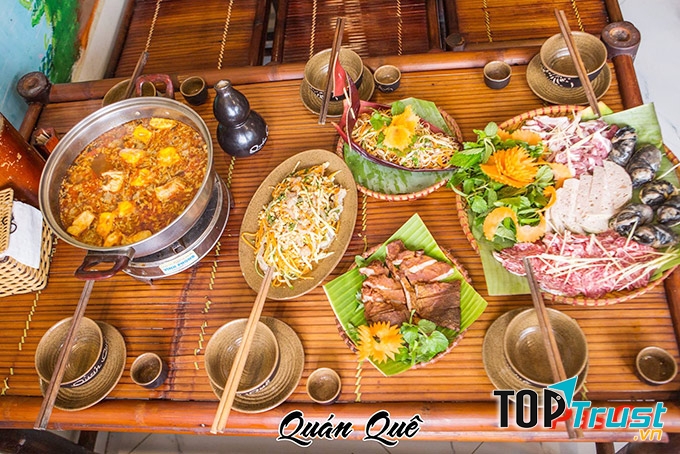 Nhà hàng Quán Quê là nơi hội tụ của tinh hoa ẩm thực mọi miền