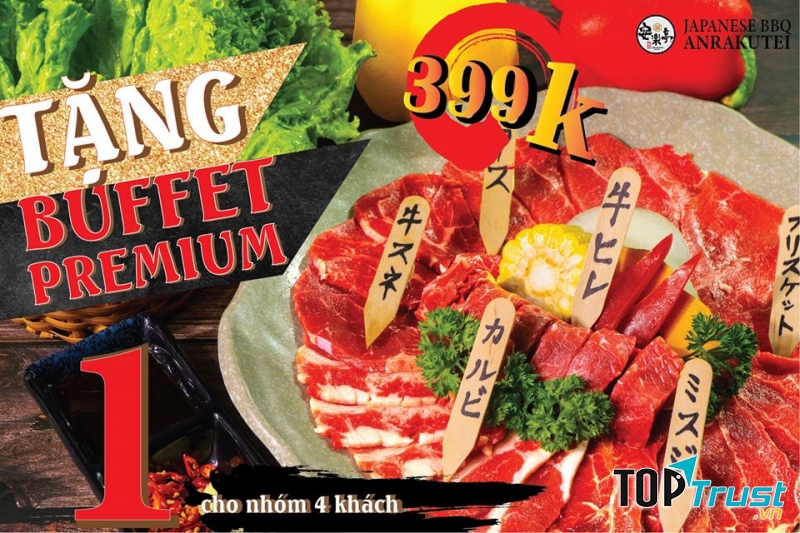 Nhà hàng thịt nướng Anrakutei Việt Nam