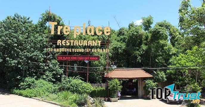 Nhà hàng Tre Place như làm sống lại một không gian làng quê Việt Nam yên bình đầy thơ mộng