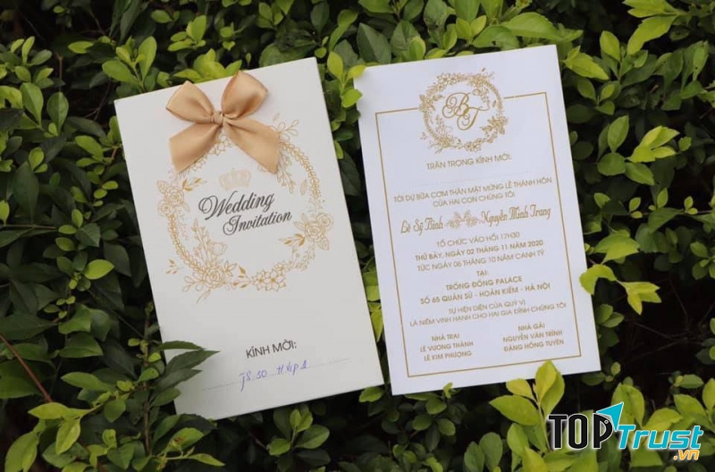 Nhà in Đại Phát với các mẫu thiệp cưới độc nhất