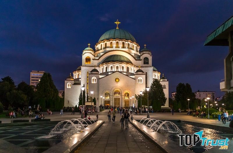 Nhà thờ giáo hội chính thống Thánh Sava - Belgrade, Serbia