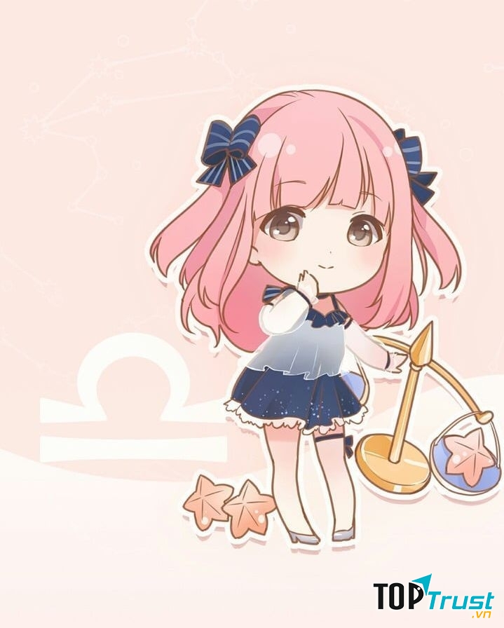 Chibi của cung Thiên Bình