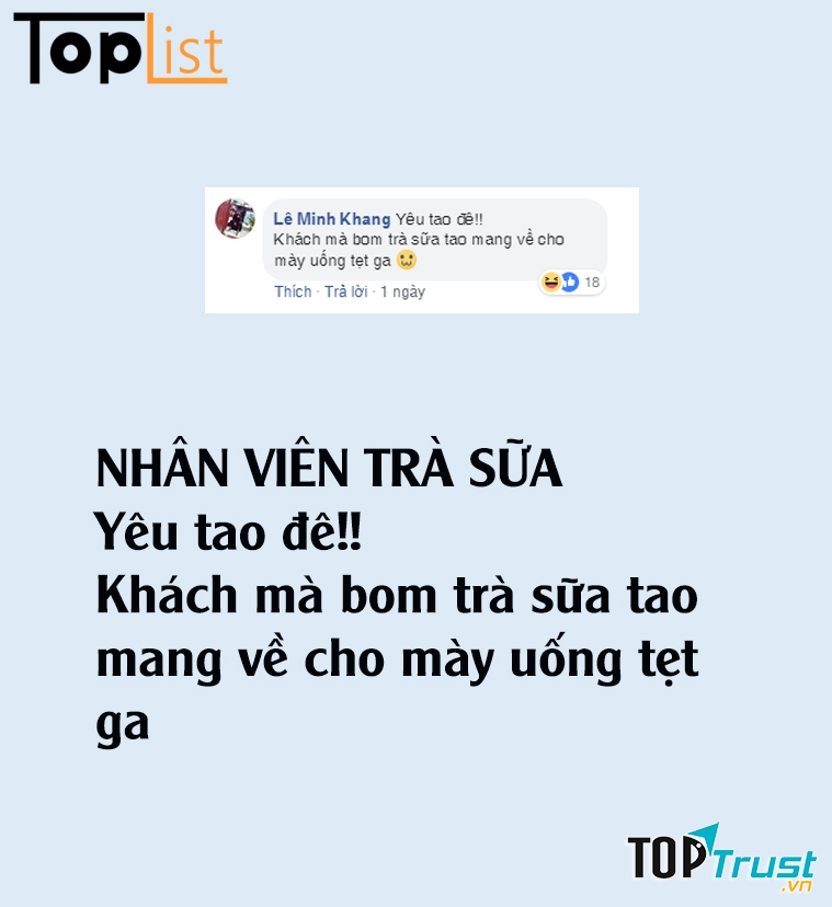 Nhân viên trà sữa