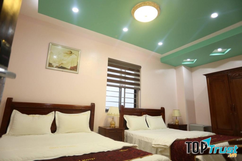 Không gian phòng hiện đại với nhiều trang thiết bị tiện nghi