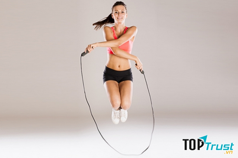Nhảy dây cũng là một cách đốt cháy calo hiệu quả