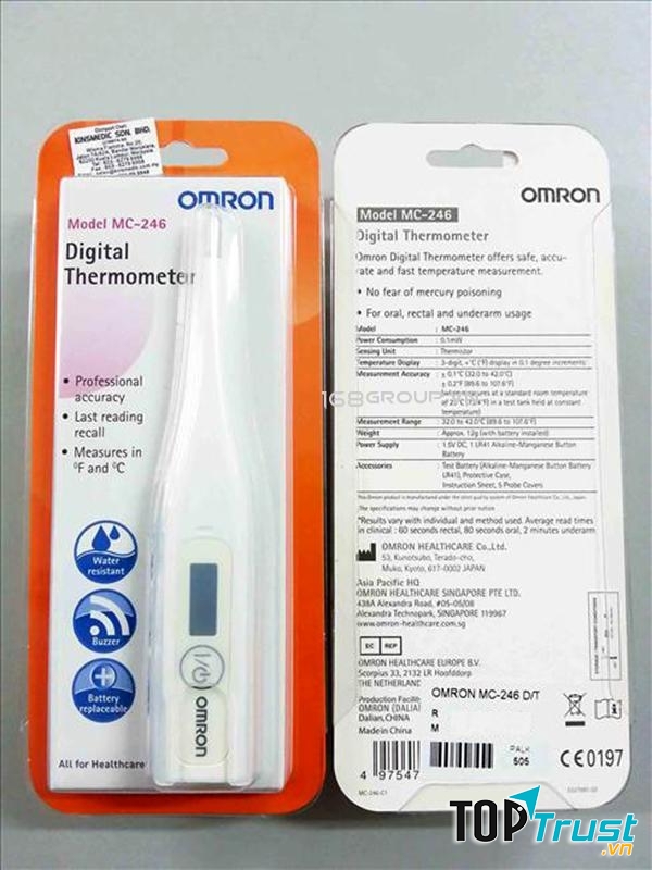 Nhiệt kế điện tử Omron MC-246