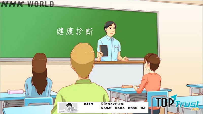 Website: NHK world cùng nhau học tiếng Nhật