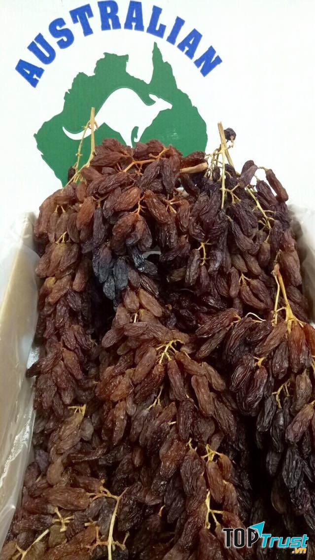 Nho khô nguyên cành Austraylia