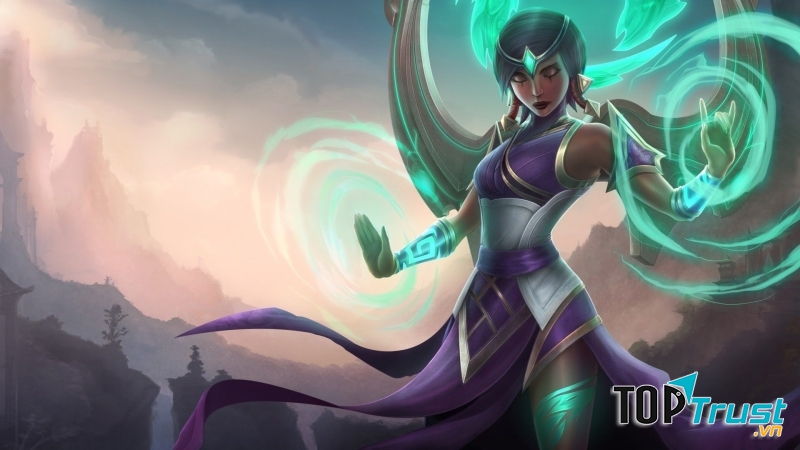 Karma nếu lên trang bị tăng sát thương phép có thể cấu rỉa cực mạnh