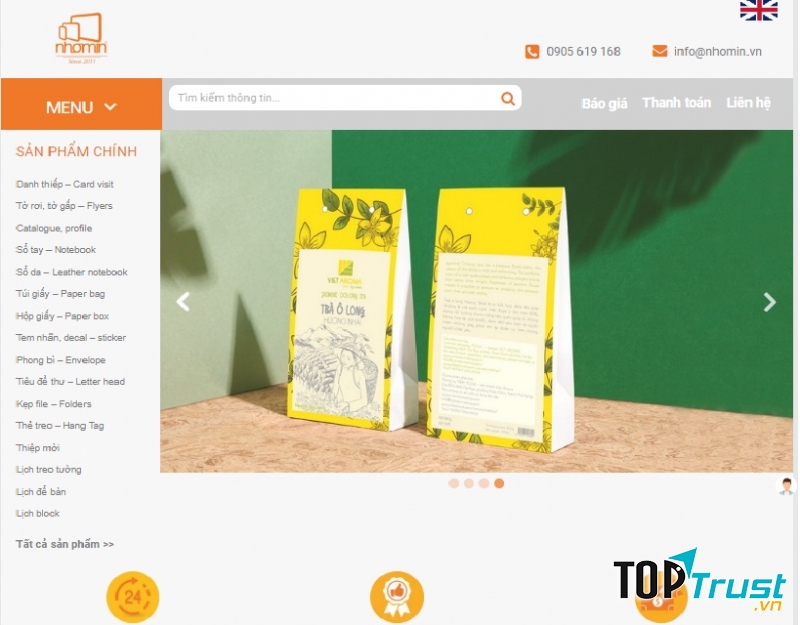 Website chính thức của công ty.