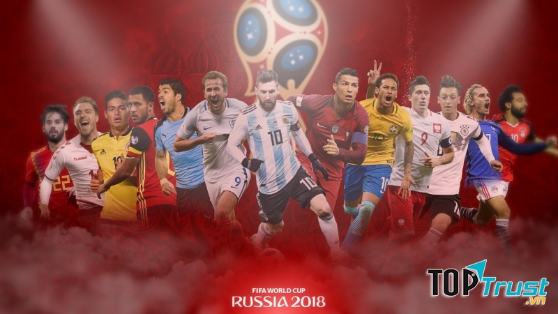 Hình ảnh World cup 2018 - nguồn internet