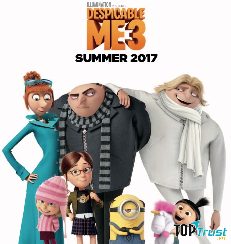 Gru và những nhân vật hoạt hình quen thuộc
