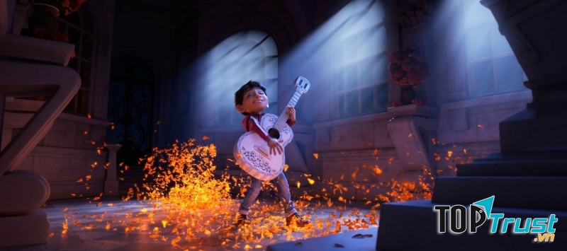 Một trong những cảnh đáng nhớ của Coco