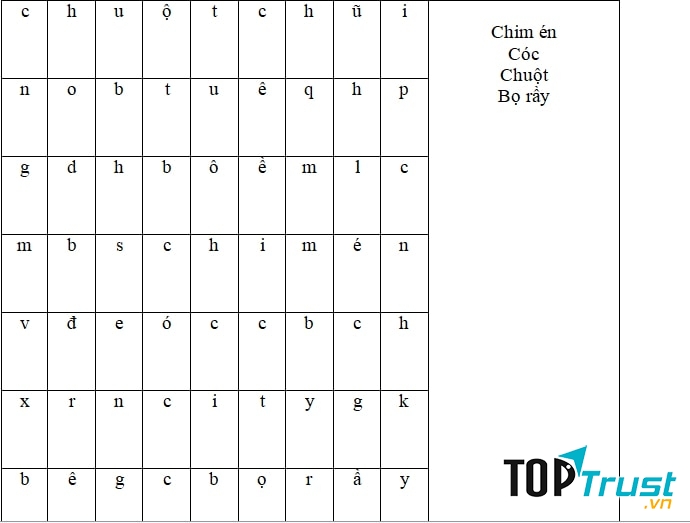 Những con vật trốn tìm