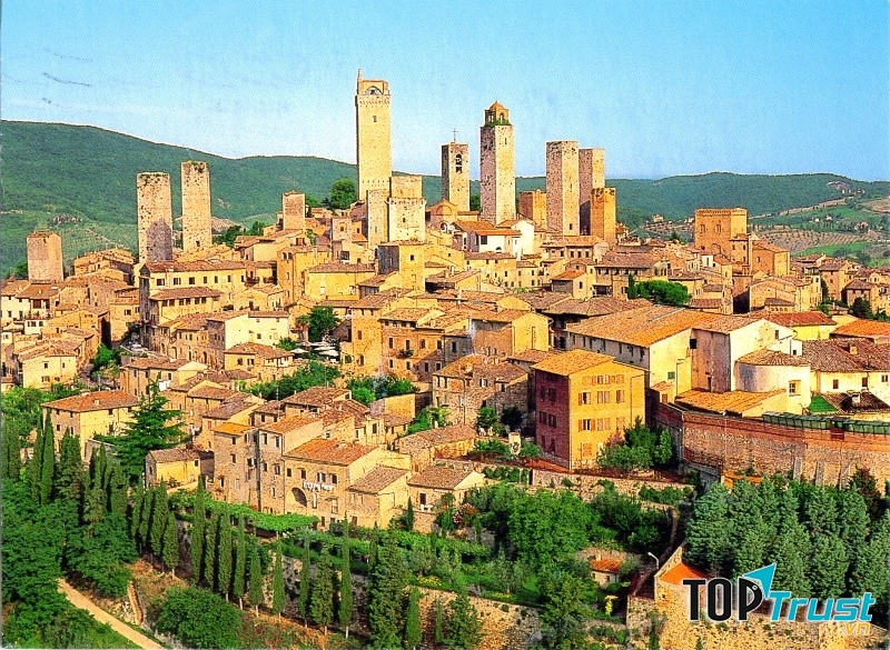 Những tòa tháp ở San Gimignano