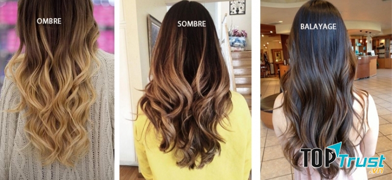 Nhuộm kiểu Balayage