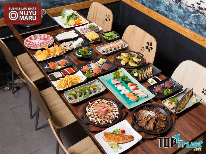 Buffet Nhật hấp dẫn tại nhà hàng