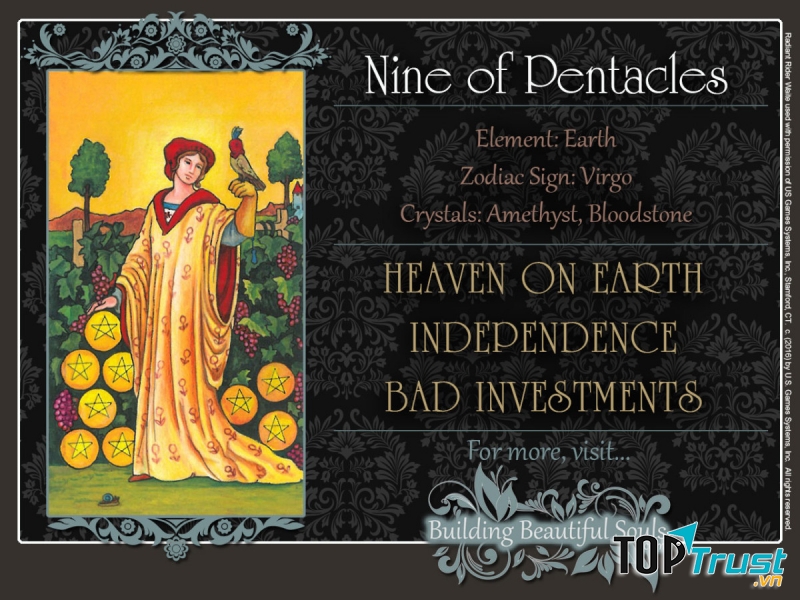 Nine of Pentacles