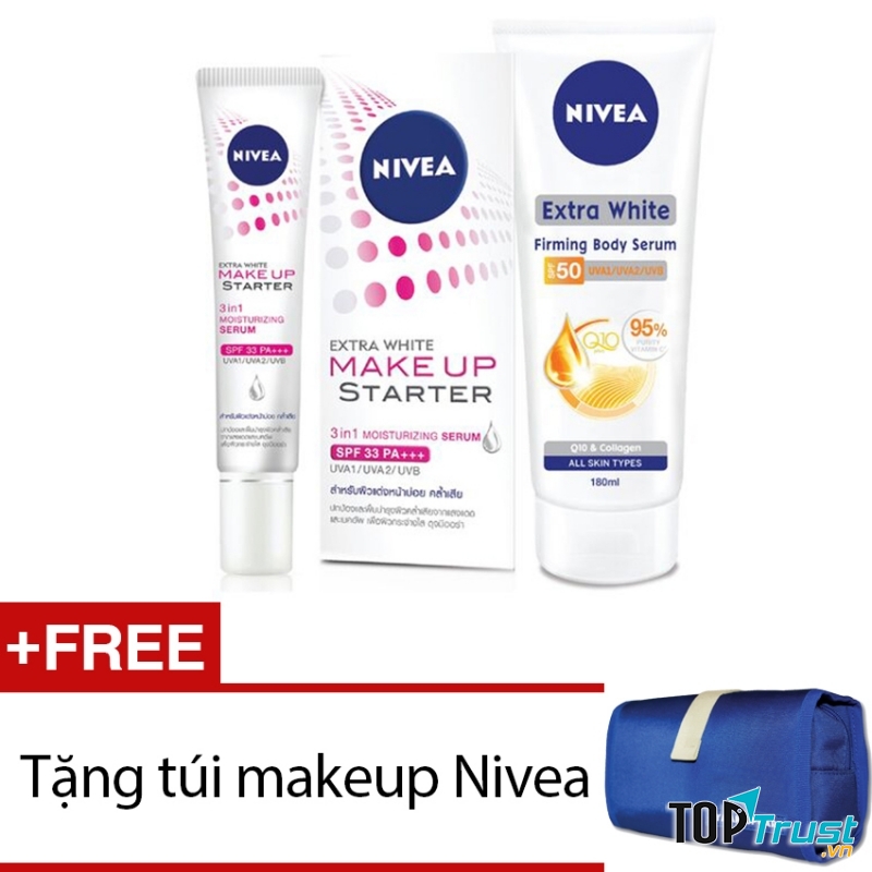 Nivea Sun là bộ sưu tập bao gồm kem dưỡng trắng và chống nắng được các ngôi sao Vbiz ưa chuộng