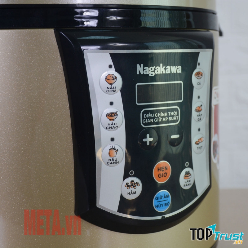 Nồi áp suất đa năng Nagakawa NAG0202 (6L)